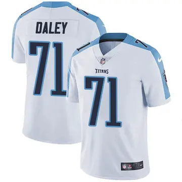 Nike Dennis Daley Men's Limited Tennessee Titans White Vapor Untouchable Jersey