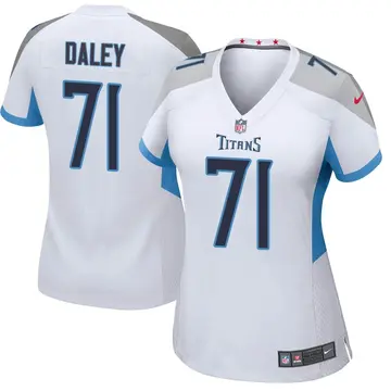 Nike Dennis Daley Women's Game Tennessee Titans White Jersey