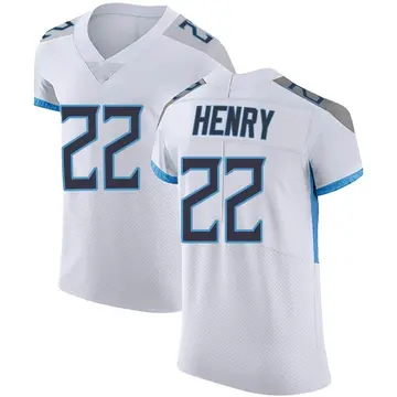 Nike Derrick Henry Men's Elite Tennessee Titans White Vapor Untouchable Jersey