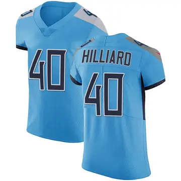 Nike Dontrell Hilliard Men's Elite Tennessee Titans Light Blue Team Color Vapor Untouchable Jersey