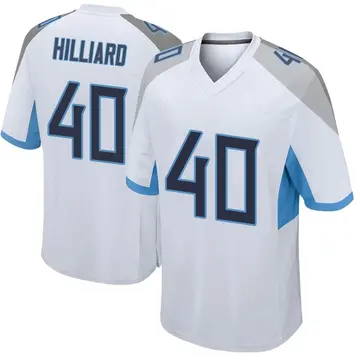 Nike Dontrell Hilliard Youth Game Tennessee Titans White Jersey
