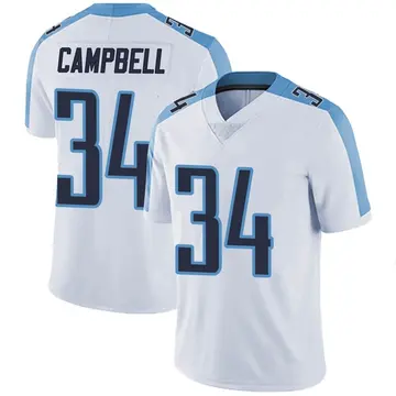Nike Earl Campbell Youth Limited Tennessee Titans White Vapor Untouchable Jersey