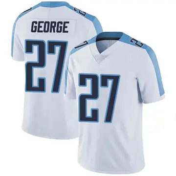 Nike Eddie George Men's Limited Tennessee Titans White Vapor Untouchable Jersey