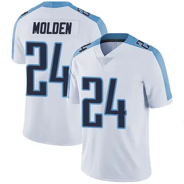 Nike Elijah Molden Youth Limited Tennessee Titans White Vapor Untouchable Jersey