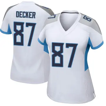 Nike Eric Decker Women's Game Tennessee Titans White Jersey