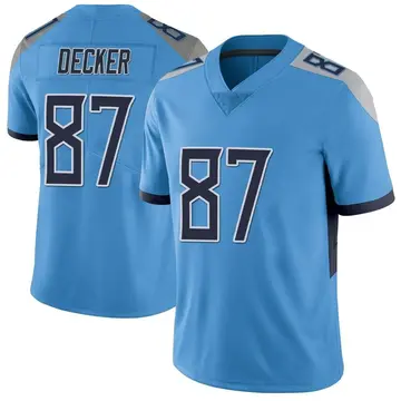 Nike Eric Decker Youth Limited Tennessee Titans Light Blue Vapor Untouchable Jersey