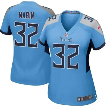 Nike Greg Mabin Women's Game Tennessee Titans Light Blue Jersey