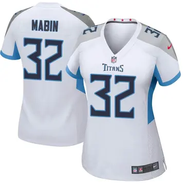 Nike Greg Mabin Women's Game Tennessee Titans White Jersey