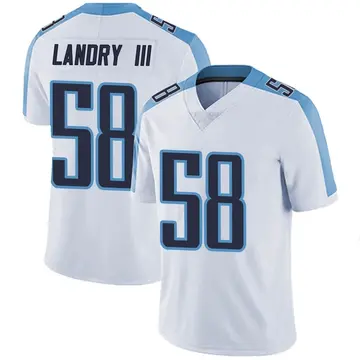 Nike Harold Landry III Men's Limited Tennessee Titans White Vapor Untouchable Jersey