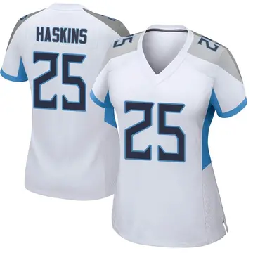 Nike Hassan Haskins Women's Game Tennessee Titans White Jersey