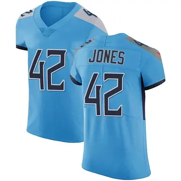 Nike Joe Jones Men's Elite Tennessee Titans Light Blue Team Color Vapor Untouchable Jersey