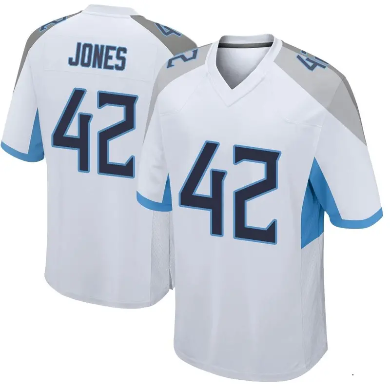 Nike Joe Jones Men's Game Tennessee Titans White Jersey