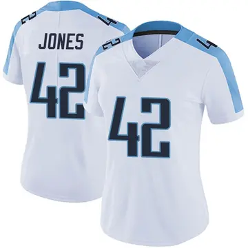 Nike Joe Jones Women's Limited Tennessee Titans White Vapor Untouchable Jersey