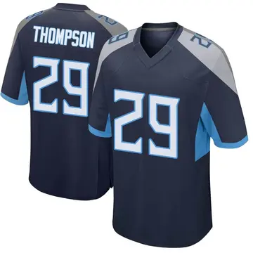 Nike Josh Thompson Youth Game Tennessee Titans Navy Jersey
