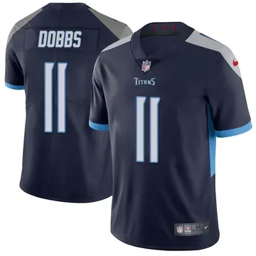 Nike Joshua Dobbs Men's Limited Tennessee Titans Navy Vapor Untouchable Jersey