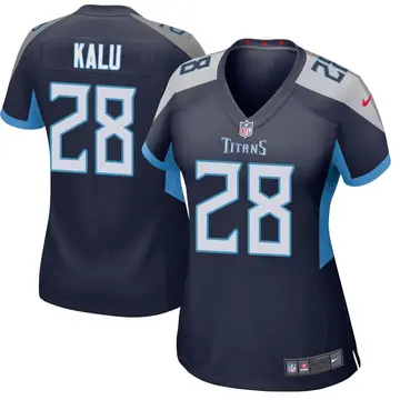 Nike Joshua Kalu Women's Game Tennessee Titans Navy Jersey