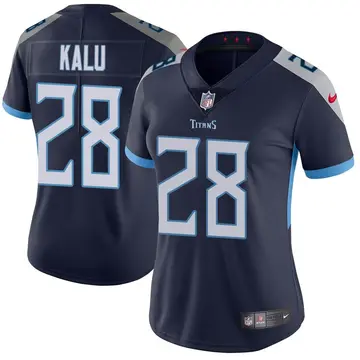 Nike Joshua Kalu Women's Limited Tennessee Titans Navy Vapor Untouchable Jersey