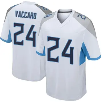 Nike Kenny Vaccaro Men's Game Tennessee Titans White Jersey