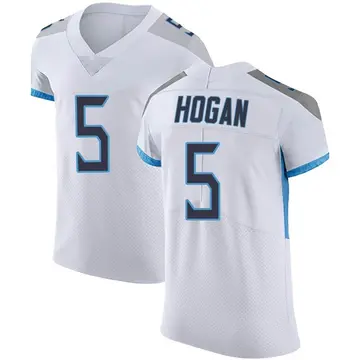 Nike Kevin Hogan Men's Elite Tennessee Titans White Vapor Untouchable Jersey