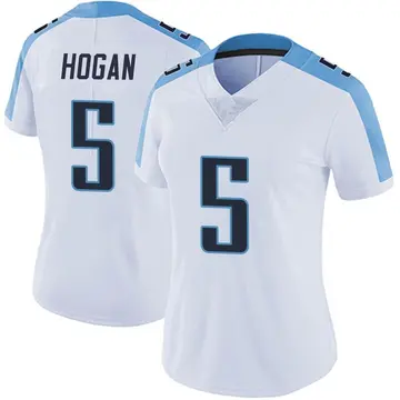 Nike Kevin Hogan Women's Limited Tennessee Titans White Vapor Untouchable Jersey