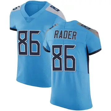 Nike Kevin Rader Men's Elite Tennessee Titans Light Blue Team Color Vapor Untouchable Jersey