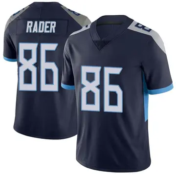 Nike Kevin Rader Men's Limited Tennessee Titans Navy Vapor Untouchable Jersey