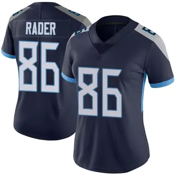 Nike Kevin Rader Women's Limited Tennessee Titans Navy Vapor Untouchable Jersey