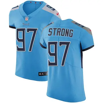 Nike Kevin Strong Men's Elite Tennessee Titans Light Blue Team Color Vapor Untouchable Jersey
