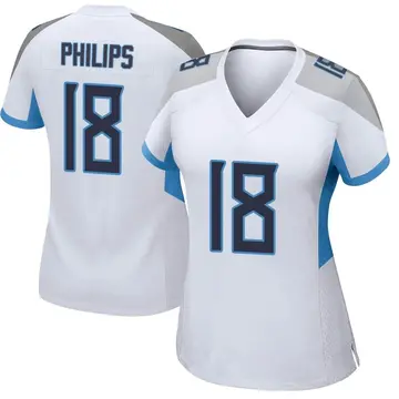 Nike Kyle Philips Women's Game Tennessee Titans White Jersey