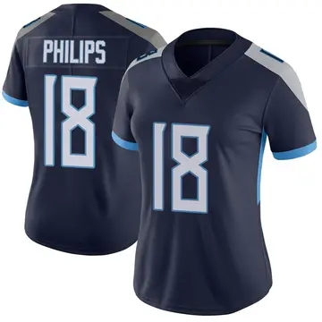 Nike Kyle Philips Women's Limited Tennessee Titans Navy Vapor Untouchable Jersey