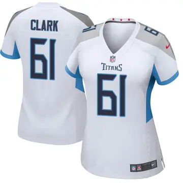 Nike Le'Raven Clark Women's Game Tennessee Titans White Jersey