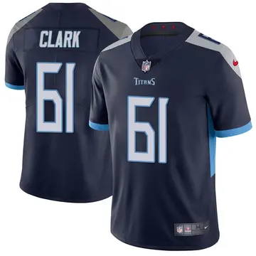Nike Le'Raven Clark Youth Limited Tennessee Titans Navy Vapor Untouchable Jersey