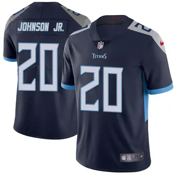 Nike Lonnie Johnson Jr. Men's Limited Tennessee Titans Navy Vapor Untouchable Jersey