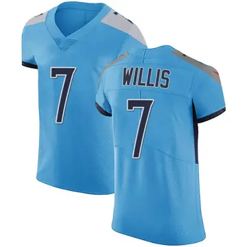 Nike Malik Willis Men's Elite Tennessee Titans Light Blue Team Color Vapor Untouchable Jersey