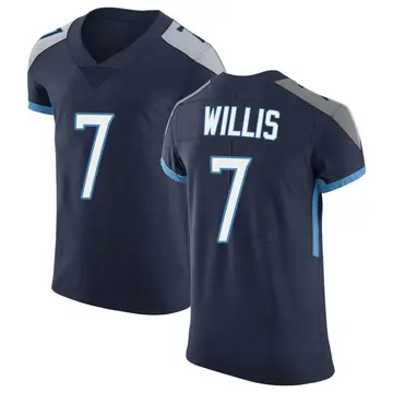 Nike Malik Willis Men's Elite Tennessee Titans Navy Vapor Untouchable Jersey