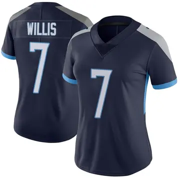 Nike Malik Willis Women's Limited Tennessee Titans Navy Vapor Untouchable Jersey