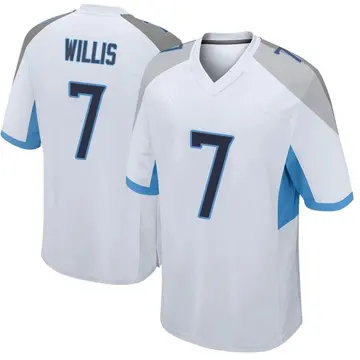 Nike Malik Willis Youth Game Tennessee Titans White Jersey