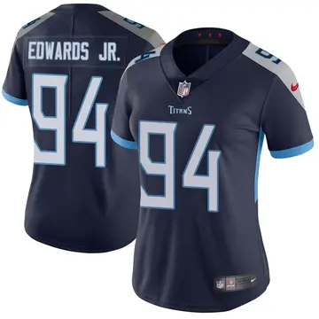 Nike Mario Edwards Jr. Women's Limited Tennessee Titans Navy Vapor Untouchable Jersey