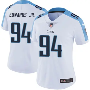 Nike Mario Edwards Jr. Women's Limited Tennessee Titans White Vapor Untouchable Jersey