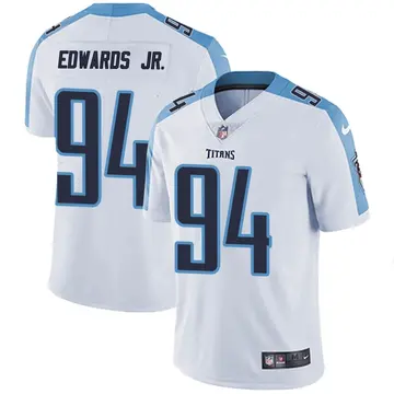 Nike Mario Edwards Jr. Youth Limited Tennessee Titans White Vapor Untouchable Jersey
