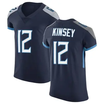 Nike Mason Kinsey Men's Elite Tennessee Titans Navy Vapor Untouchable Jersey