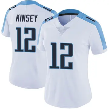 Nike Mason Kinsey Women's Limited Tennessee Titans White Vapor Untouchable Jersey