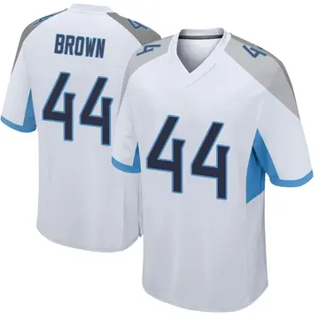 Nike Mike Brown Men's Game Tennessee Titans White Jersey