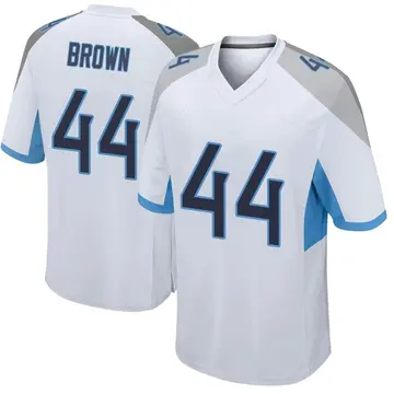 Nike Mike Brown Youth Game Tennessee Titans White Jersey