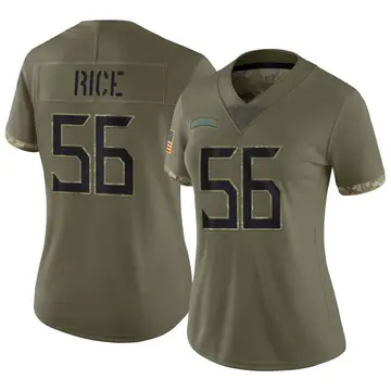 Nike Monty Rice Women's Limited Tennessee Titans Olive 2022 Salute To Service Jersey