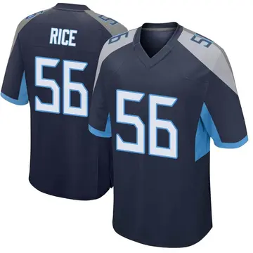 Nike Monty Rice Youth Game Tennessee Titans Navy Jersey