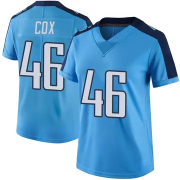 Nike Morgan Cox Women's Limited Tennessee Titans Light Blue Color Rush Jersey