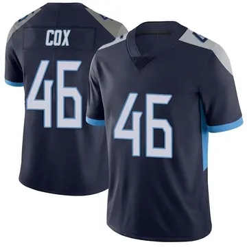 Nike Morgan Cox Youth Limited Tennessee Titans Navy Vapor Untouchable Jersey