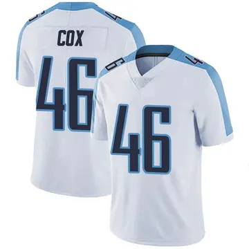 Nike Morgan Cox Youth Limited Tennessee Titans White Vapor Untouchable Jersey