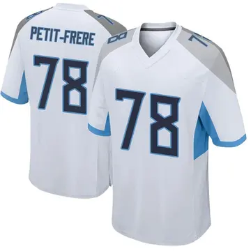 Nike Nicholas Petit-Frere Men's Game Tennessee Titans White Jersey